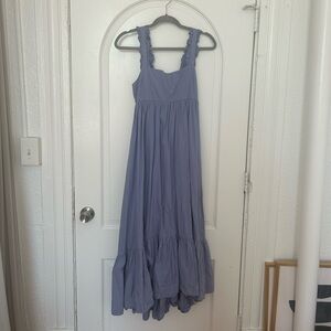 Free People Ruffle Sleeve Maxi Dress